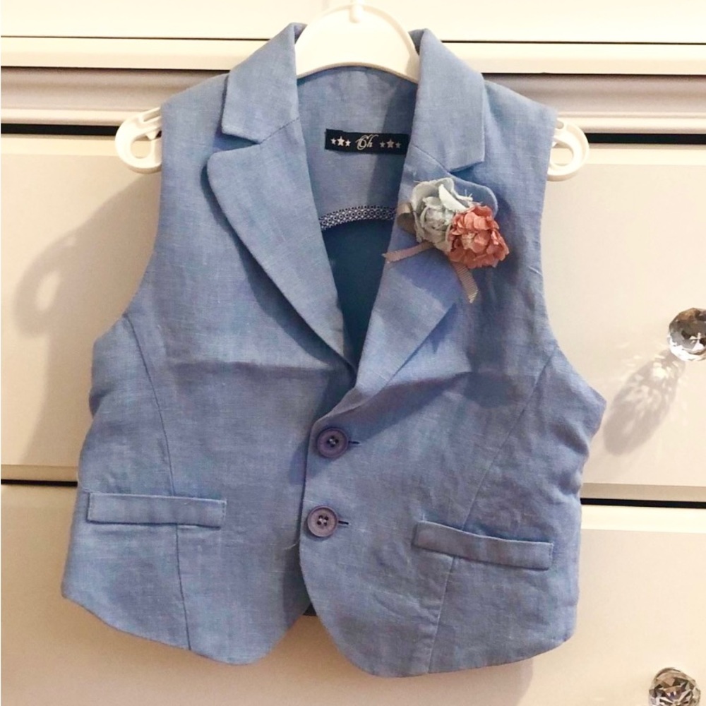 Choupette toddler boy casual stile vest